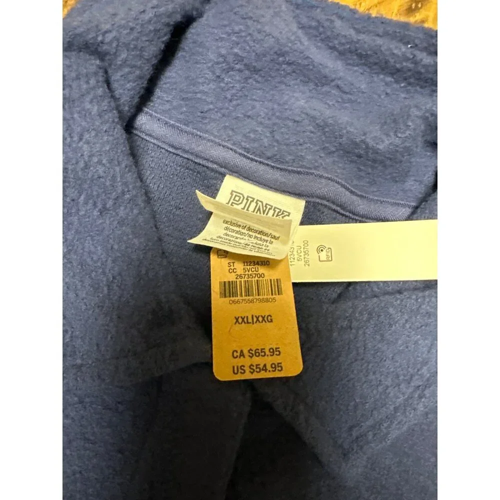 Pink victory secret nwt xxlarge cropped